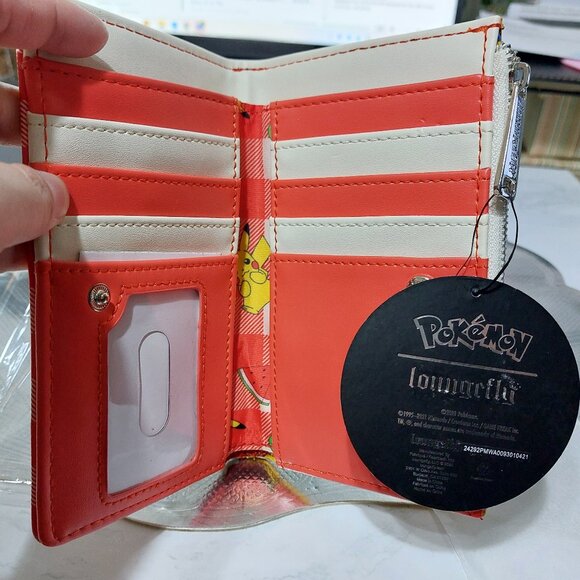 Rare Super Happy Pokemon Loungefly Full Size Wallet With Tons of ID Cards Pics - Picture 5 of 9